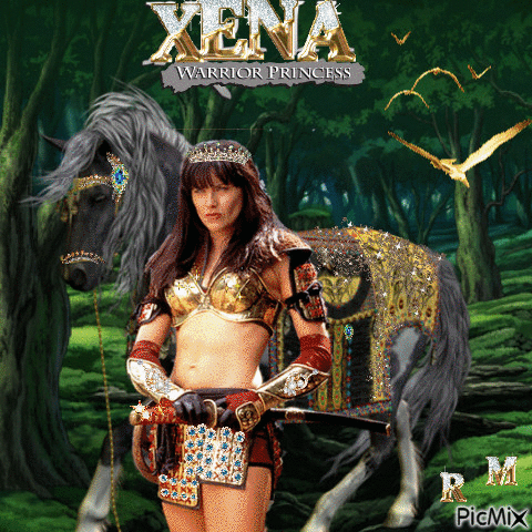 XENA THE WARIOR PRINSES - 無料のアニメーション GIF