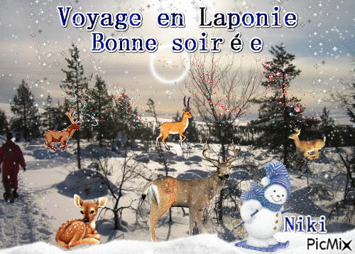 Voyage en Laponie 6 - Бесплатный анимированный гифка