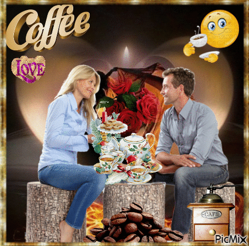 Coffee love - Free animated GIF