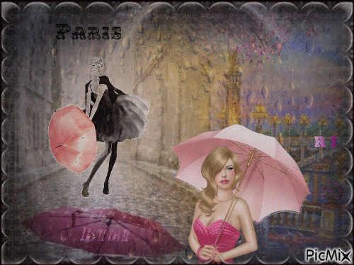 When Is Rain To Paris - GIF animado gratis