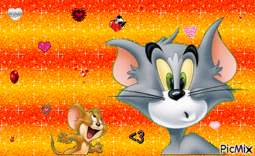 Giff Picmix Tom et Jerry créé par moi - GIF เคลื่อนไหวฟรี