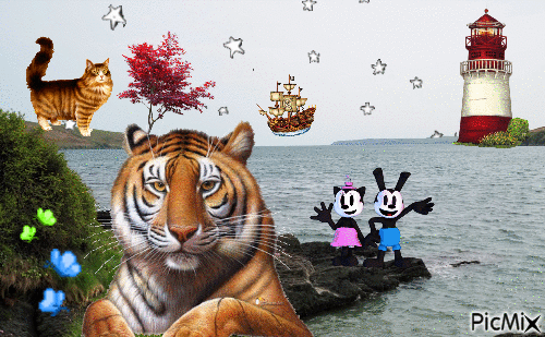 By the sea - 無料のアニメーション GIF
