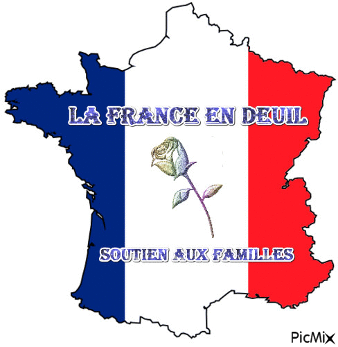 La France en Deuil - Zdarma animovaný GIF