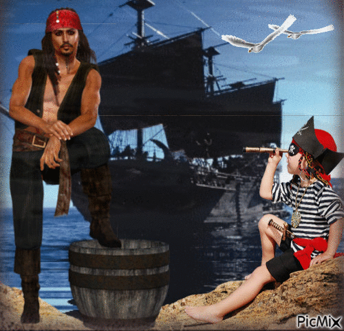 Pirat - Zdarma animovaný GIF