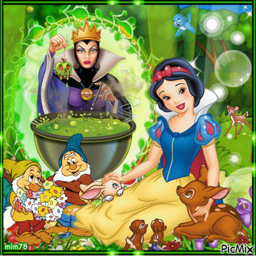 Snow White - GIF animado gratis