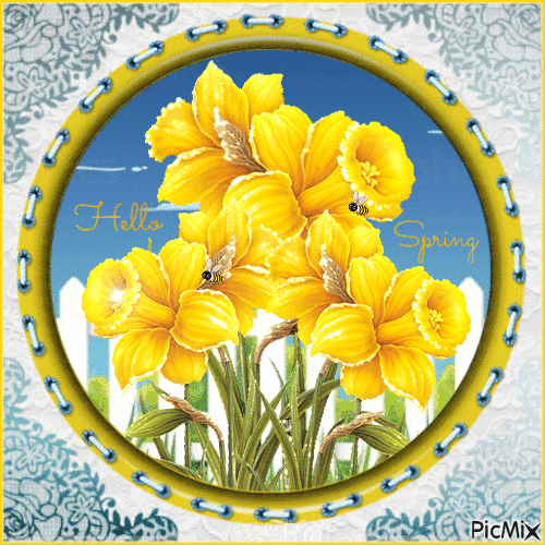Hello Spring-RM-03-22-23 - GIF animate gratis