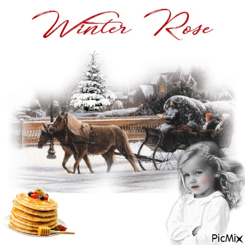 Winter Rose - PNG gratuit