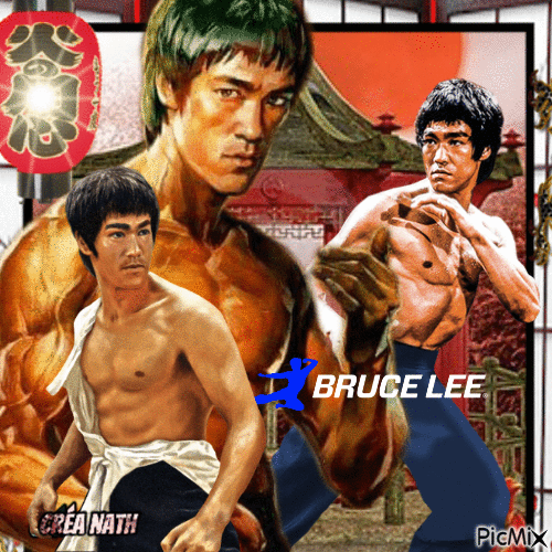 Bruce Lee - GIF animasi gratis