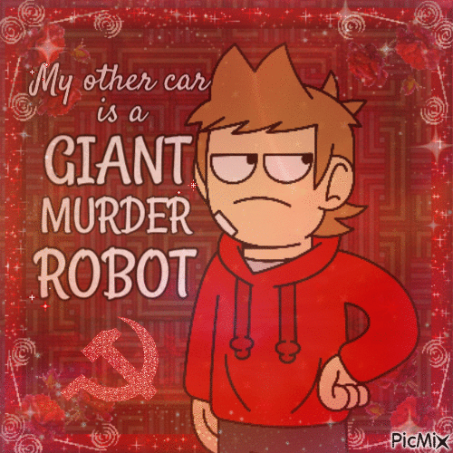 Tord's other car is a giant murder robot | Eddsworld - 無料のアニメーション GIF