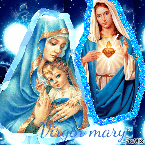 Virgin mary (mother of jesus christ) - Gratis geanimeerde GIF