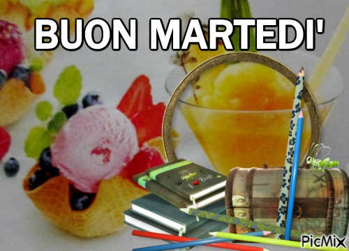 BUON MARTEDI' - Free PNG