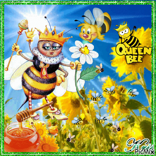 Queen B ( - Бесплатный анимированный гифка