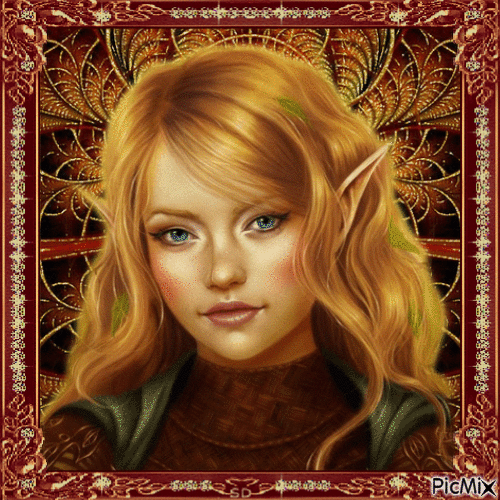 Porträt einer Elfe - Besplatni animirani GIF