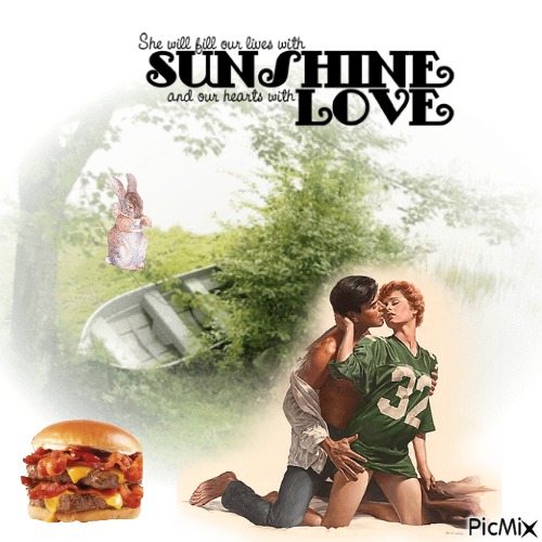 Sunshine An Love In Our Life An Hearts - Free PNG