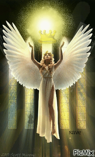 angel de la paz - Ilmainen animoitu GIF