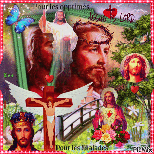 Jésus is Lord! 💖💖💖 - Бесплатный анимированный гифка
