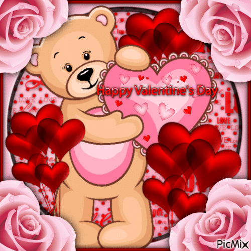Happy Valentines Day-RM-01-27-24 - Безплатен анимиран GIF
