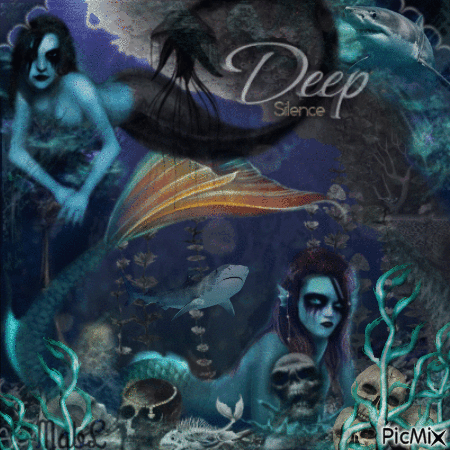Dark Mermaids - Безплатен анимиран GIF