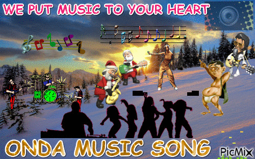 ONDA MUSIC SONG - Бесплатни анимирани ГИФ