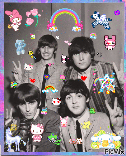 Beatles - GIF เคลื่อนไหวฟรี