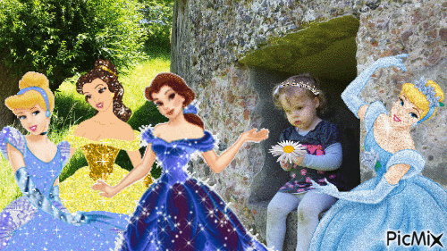 Alle prinsesjes verzamelen - GIF animé gratuit
