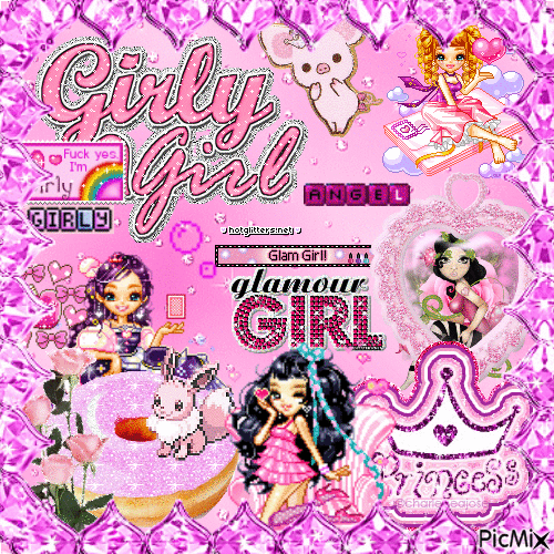 girly girl - Δωρεάν κινούμενο GIF