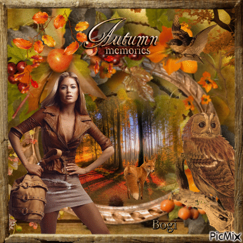 Warm memories of autumn... - Darmowy animowany GIF