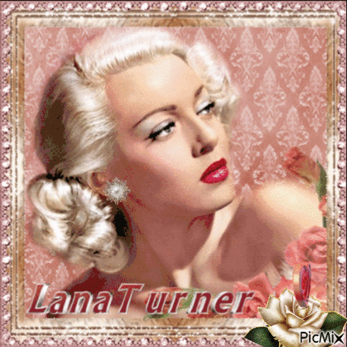 Lana Turner - GIF animé gratuit