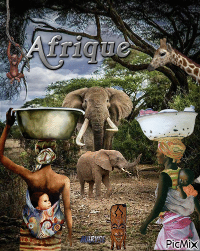 AFRIQUE - Animovaný GIF zadarmo