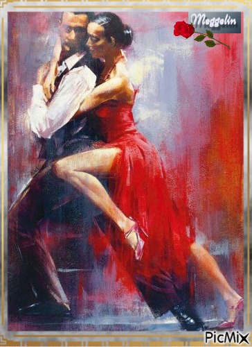 dance the tango - png ฟรี