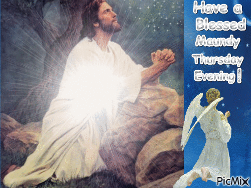 Have a Blessed Maundy Thursday Evenining! - GIF animado gratis