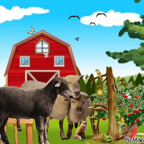Farm day - 免费动画 GIF