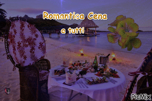 Romantica Cena - Nemokamas animacinis gif