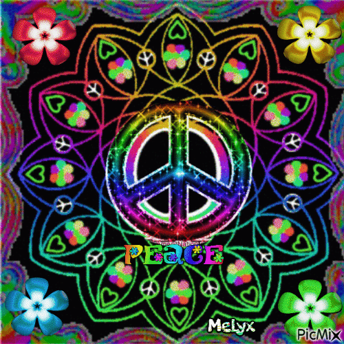 for Peace ☮ - Free animated GIF