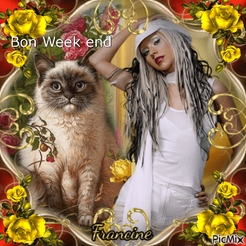 Bon Week-End 💖💖💖 - Gratis geanimeerde GIF