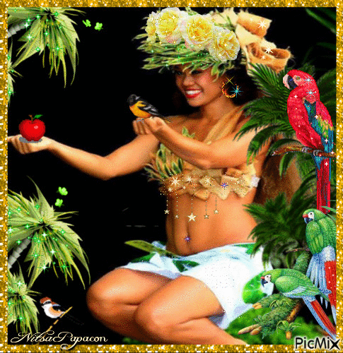 Female from Tahiti.. - Zdarma animovaný GIF