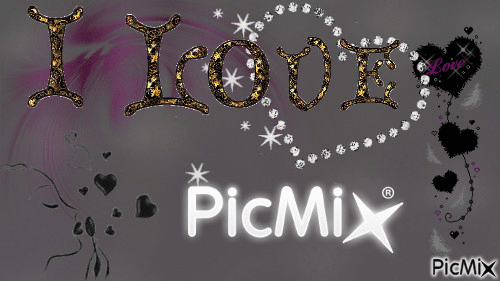 J'adore PicMix - GIF animé gratuit