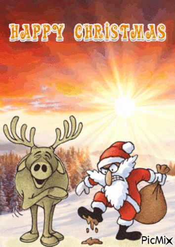 happy christmas - Bezmaksas animēts GIF