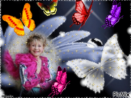 Annie ma fleur de papillon - Δωρεάν κινούμενο GIF