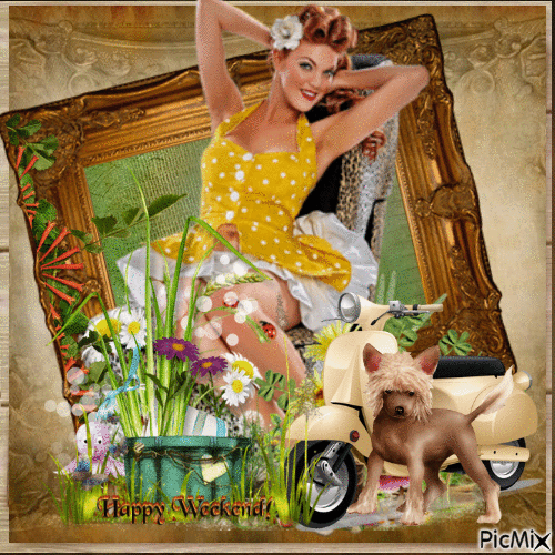 happy weekend to you alll - Free animated GIF