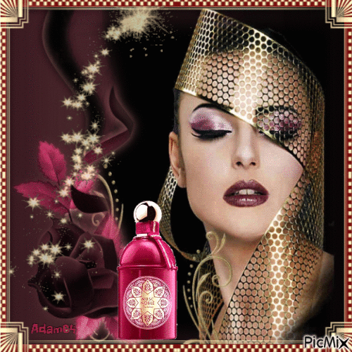 Woman glamour and perfume - Besplatni animirani GIF