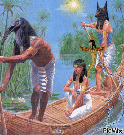 Cruzando el Nilo - Gratis animeret GIF