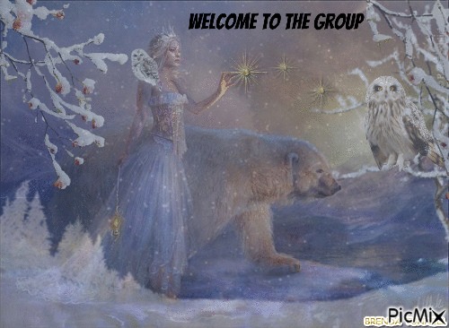winter welcome owl - png grátis