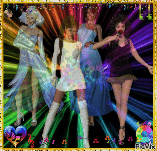Friday night girls party - Besplatni animirani GIF