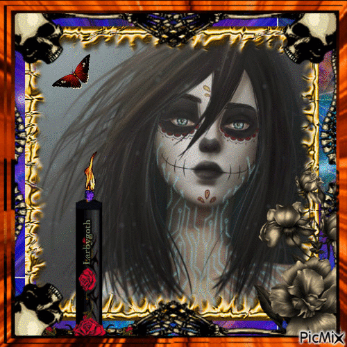 Gothic woman !!!! - Besplatni animirani GIF