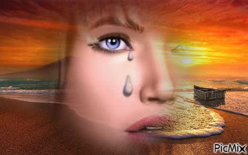femme qui pleure - 免费PNG