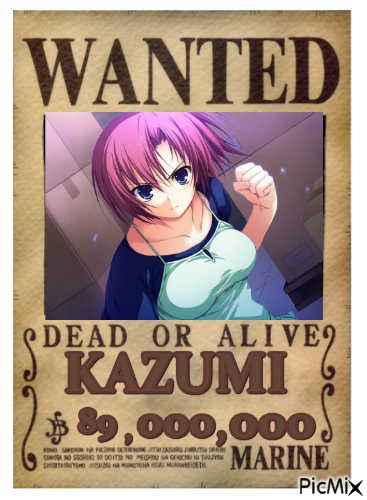 Wanted : Kazumi - PNG gratuit