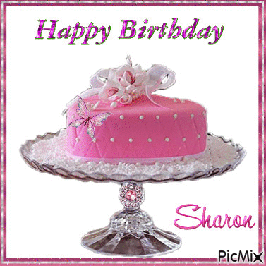 Sharon Birthday - Δωρεάν κινούμενο GIF