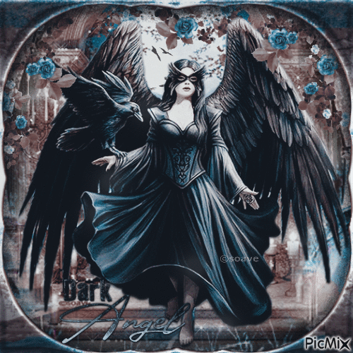 Gothic Angel - Ingyenes animált GIF