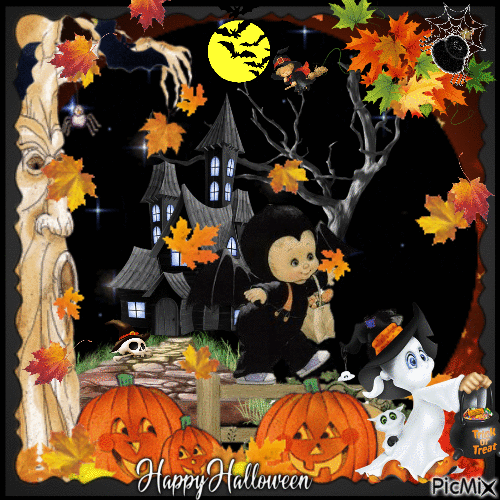 happy halloween - Darmowy animowany GIF